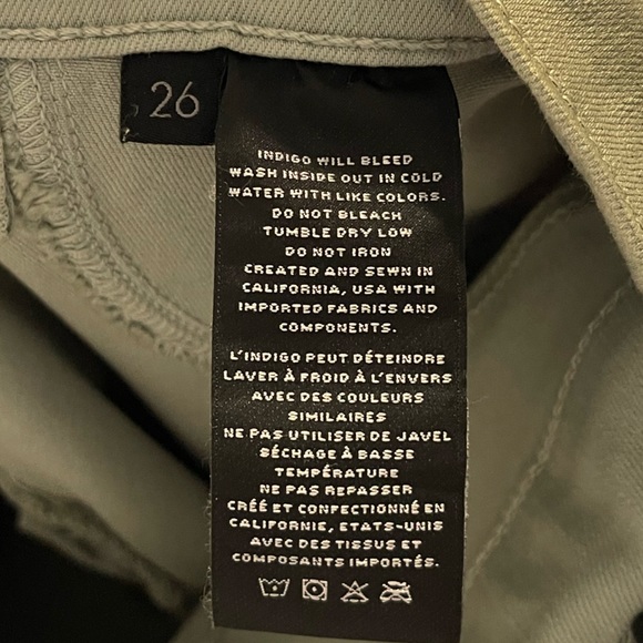 J Brand Maria Metallic Hi-Rise Skinny Jeans - Size 26 - Picture 5 of 6